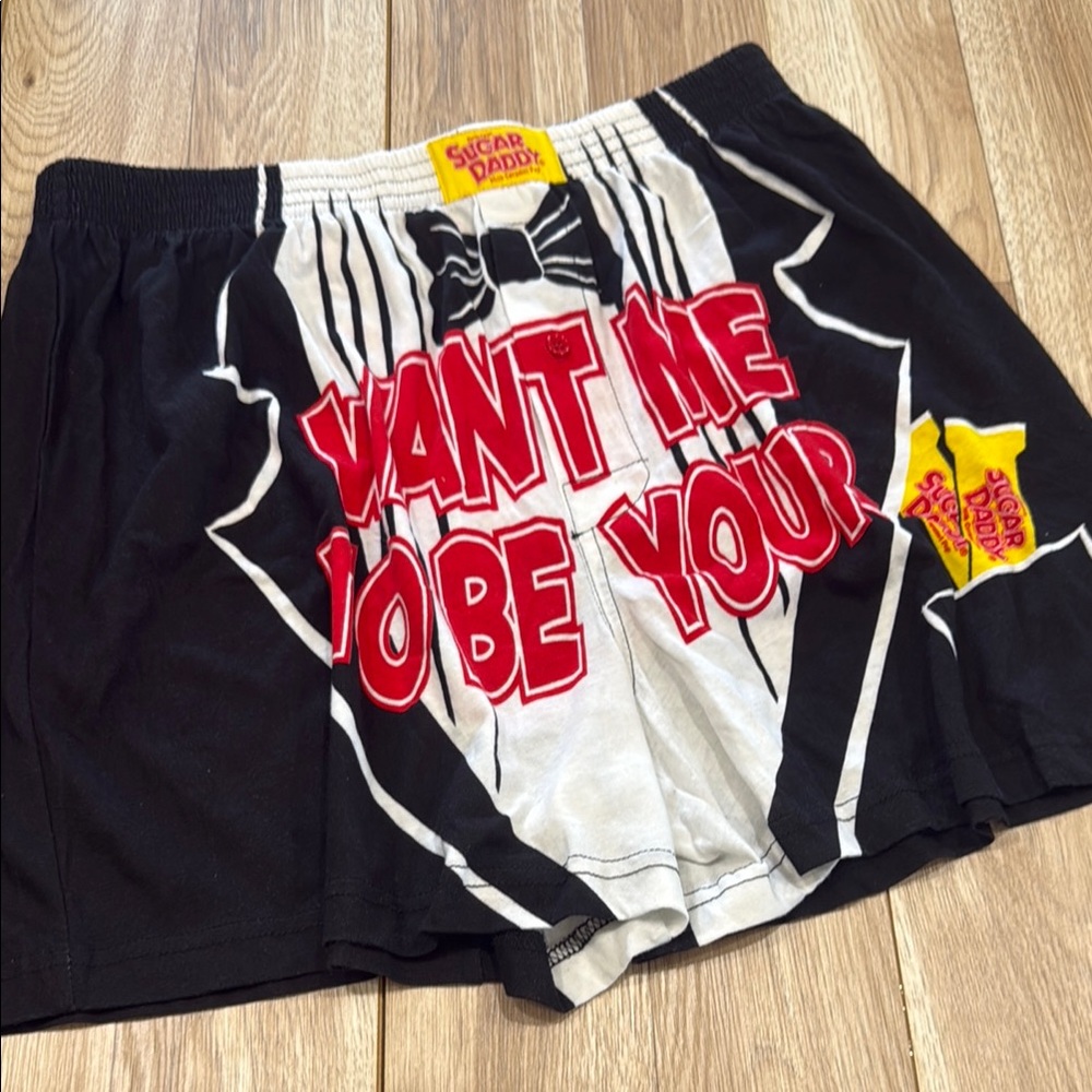 NWOT Black and White Novelty Boxers